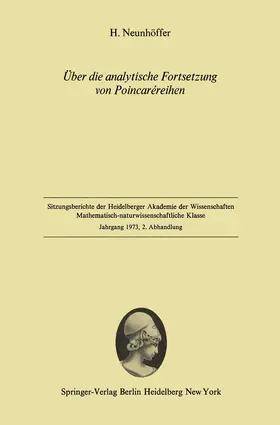 Neunhöffer |  Über die analytische Fortsetzung von Poincaréreihen | Buch |  Sack Fachmedien