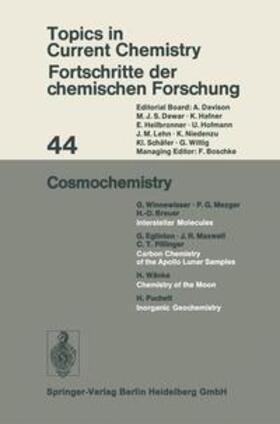Houk / Hunter / Krische |  Cosmochemistry | Buch |  Sack Fachmedien
