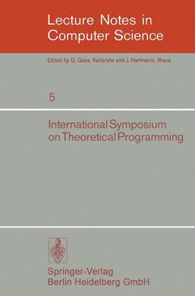 Nepomniaschy / Ershov |  International Symposium on Theoretical Programming | Buch |  Sack Fachmedien