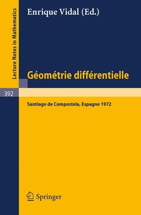 Vidal |  Geometrie Differentielle | Buch |  Sack Fachmedien