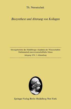 Nemetschek |  Biosynthese und Alterung von Kollagen | Buch |  Sack Fachmedien