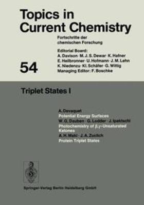 Houk / Hunter / Krische |  Triplet States I | Buch |  Sack Fachmedien