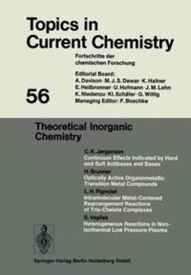 Houk / Hunter / Krische |  Theoretical Inorganic Chemistry | Buch |  Sack Fachmedien