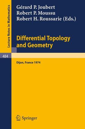 Joubert / Roussarie / Moussu |  Differential Topology and Geometry | Buch |  Sack Fachmedien