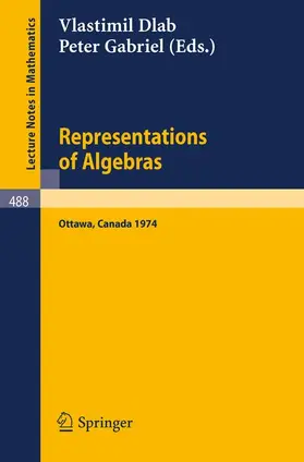 Gabriel / Dlab |  Representations of Algebras | Buch |  Sack Fachmedien