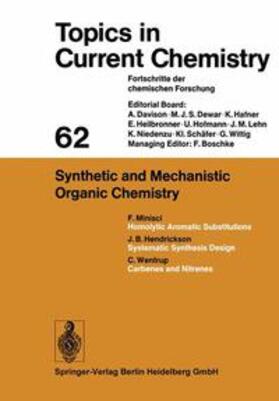 Krische / Lehn / Ley |  Synthetic and Mechanistic Organic Chemistry | Buch |  Sack Fachmedien