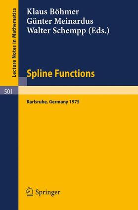 Böhmer / Schempp / Meinardus |  Spline Functions | Buch |  Sack Fachmedien