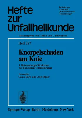 Rüter / Burri |  Knorpelschaden am Knie | Buch |  Sack Fachmedien