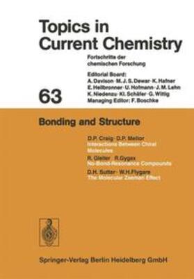 Houk / Hunter / Krische |  Bonding and Structure | Buch |  Sack Fachmedien