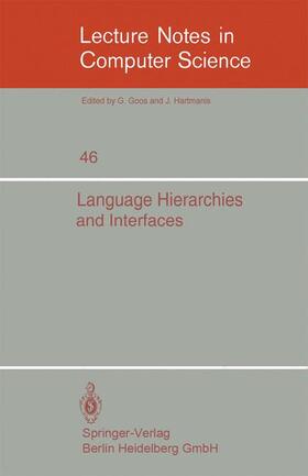 Samelson / Bauer |  Language Hierarchies and Interfaces | Buch |  Sack Fachmedien