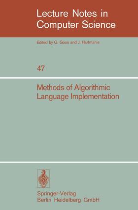 Koster / Ershov |  Methods of Algorithmic Language Implementation | Buch |  Sack Fachmedien
