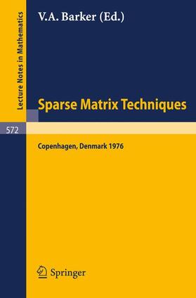 Barker |  Sparse Matrix Techniques | Buch |  Sack Fachmedien