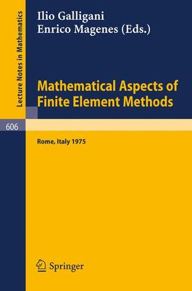 Magenes / Galligani |  Mathematical Aspects of Finite Element Methods | Buch |  Sack Fachmedien