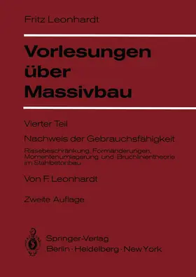 Leonhardt |  Vorlesungen über Massivbau | Buch |  Sack Fachmedien