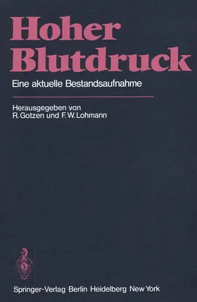 Lohmann / Gotzen |  Hoher Blutdruck | Buch |  Sack Fachmedien