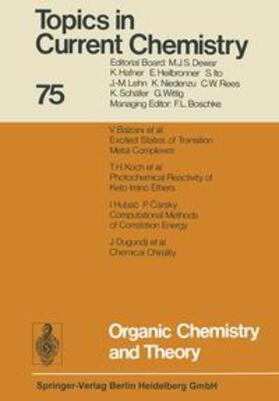 Houk / Hunter / Krische |  Organic Chemistry and Theory | Buch |  Sack Fachmedien