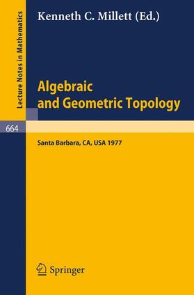 Millett |  Algebraic and Geometric Topology | Buch |  Sack Fachmedien