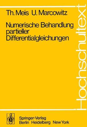 Marcowitz / Meis |  Numerische Behandlung partieller Differentialgleichungen | Buch |  Sack Fachmedien