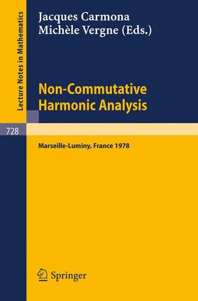 Vergne / Carmona |  Non-Commutative Harmonic Analysis | Buch |  Sack Fachmedien