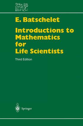 Batschelet |  Introduction to Mathematics for Life Scientists | Buch |  Sack Fachmedien