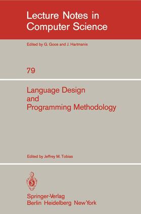 Tobias |  Language Design and Programming Methodology | Buch |  Sack Fachmedien