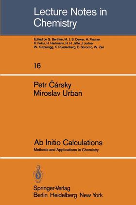 Urban / Carsky |  Ab Initio Calculations | Buch |  Sack Fachmedien