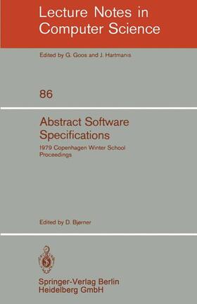 Bjorner |  Abstract Software Specifications | Buch |  Sack Fachmedien