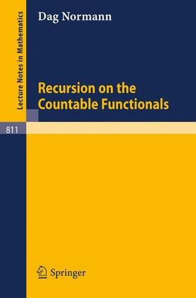 Normann |  Recursion on the Countable Functionals | Buch |  Sack Fachmedien