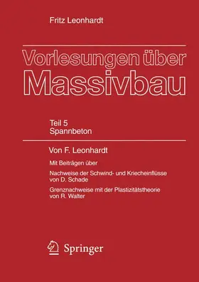 Leonhardt |  Vorlesungen über Massivbau | Buch |  Sack Fachmedien