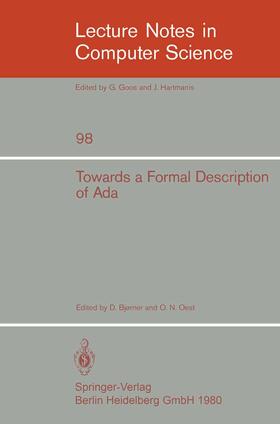 Oest / Bjorner |  Towards a Formal Description of Ada | Buch |  Sack Fachmedien