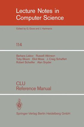 Liskov / Atkinson / Bloom |  CLU | Buch |  Sack Fachmedien