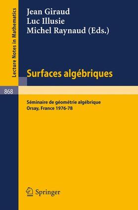 Giraud / Raynaud / Illusie |  Surfaces Algebriques | Buch |  Sack Fachmedien