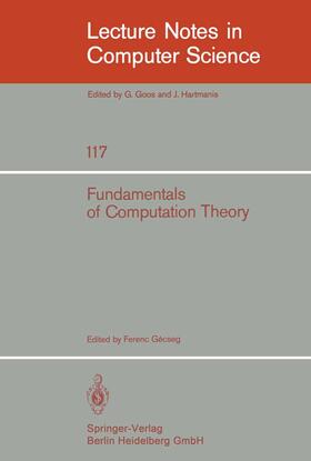 Gecseg |  Fundamentals of Computation Theory | Buch |  Sack Fachmedien