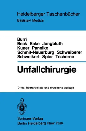 Burri / Beck / Ecke |  Unfallchirurgie | Buch |  Sack Fachmedien