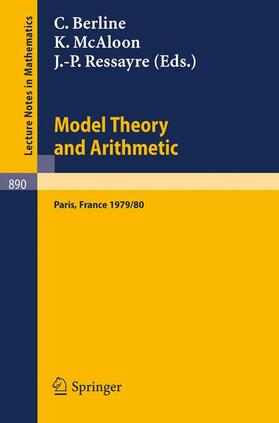 Berline / Ressayre / McAloon |  Model Theory and Arithmetic | Buch |  Sack Fachmedien
