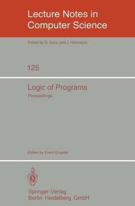 Engeler |  Logic of Programs | Buch |  Sack Fachmedien