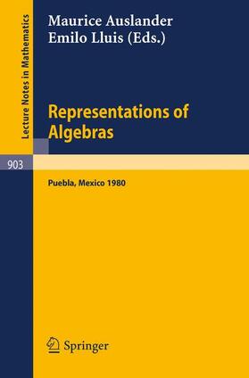 Lluis / Auslander |  Representations of Algebras | Buch |  Sack Fachmedien