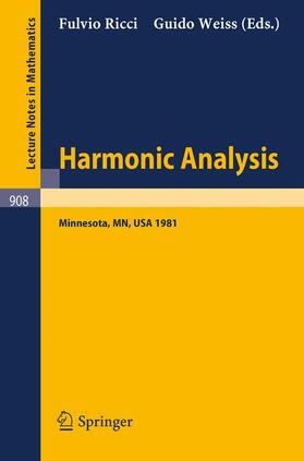 Weiss / Ricci |  Harmonic Analysis | Buch |  Sack Fachmedien