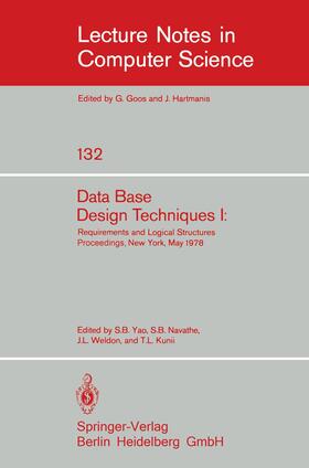 Yao / Kunii / Navathe |  Data Base Design Techniques I | Buch |  Sack Fachmedien