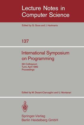 Montanari / Dezani-Ciancaglini |  International Symposium on Programming | Buch |  Sack Fachmedien