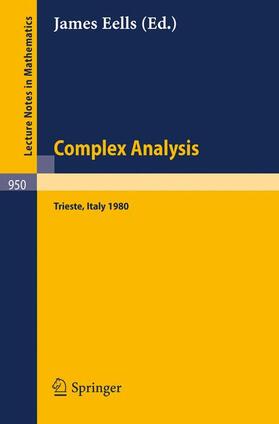 Eells |  Complex Analysis | Buch |  Sack Fachmedien