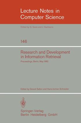 Schneider / Salton |  Research and Development in Information Retrieval | Buch |  Sack Fachmedien
