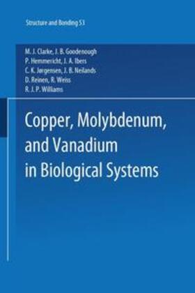  Copper, Molybdenum, and Vanadium in Biological Systems | Buch |  Sack Fachmedien