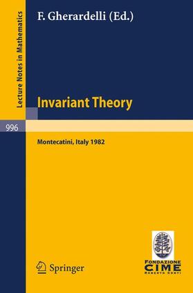 Gherardelli |  Invariant Theory | Buch |  Sack Fachmedien