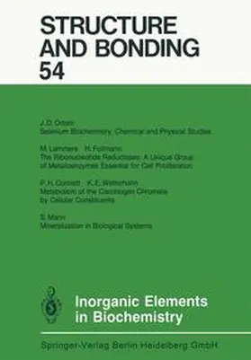  Inorganic Elements in Biochemistry | Buch |  Sack Fachmedien