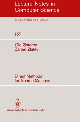 Zlatev / Osterby |  Direct Methods for Sparse Matrices | Buch |  Sack Fachmedien