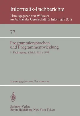 Ammann |  Programmiersprachen und Programmentwicklung | Buch |  Sack Fachmedien