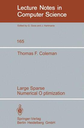 Coleman |  Large Sparse Numerical Optimization | Buch |  Sack Fachmedien