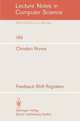 Ronse |  Feedback Shift Registers | Buch |  Sack Fachmedien