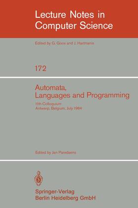 Paredaens |  Automata, Languages, and Programming | Buch |  Sack Fachmedien